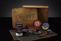 Подарочный набор Saphir BDC для чистки и ухода за обувью из гладкой кожи от Waxa Shop (бесцветный крем, бесцветный воск)