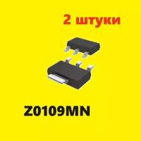 Z0109MN симистор (2 шт.) SOT-223 аналог Z9M схема 09M характеристики цоколевка datasheet микросхема W53 109MN0 1A