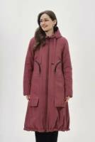 Куртка D'IMMA fashion studio Симона, размер 48, бордовый