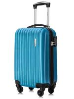 Умный чемодан L'case Krabi, 36 л, размер S, голубой, синий