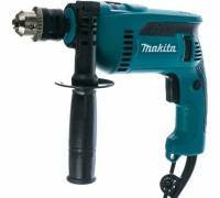 Ударная дрель Makita HP1640, 680 Вт, без аккумулятора синий/черный