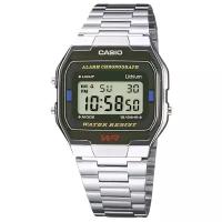 Наручные часы CASIO Vintage, серебряный, черный