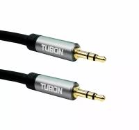 Кабель TUBON Аудио AUX 3.5 мм mini jack (M) - 3.5 мм mini jack (M) MJMJ001 1.5м