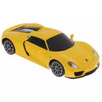 Гоночная машина Rastar Porsche 918 Spyder (71400), 1:24, 20 см, Желтый