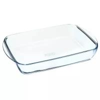 Блюдо прямоугольное Smart cooking 35x23см, прозрачное,PYREX