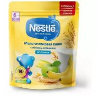 Каша Nestlé молочная мультизлаковая с яблоком и бананом, с 6 месяцев, 220 г