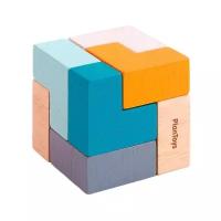 Головоломка PlanToys 3D Puzzle Cube (4134) разноцветный