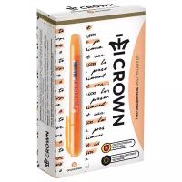 CROWN Набор текстовыделителей Multi Hi-Lighter, оранжевый, 12 шт., 12 шт