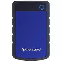 Внешний жесткий диск Transcend StoreJet 25H3, 1 ТБ, USB 3.1 Gen 1 (TS1TSJ25H3B) синий