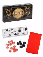 Игра настольная лото, в комплекте наборы фишек, карточек, мешок Shantou Gepai T9011