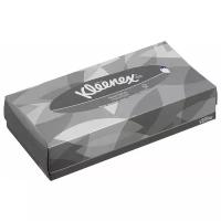 Бумажные салфетки для лица Kleenex, серая коробка, 18.6 х 21.6 см, 100 шт, Kimberly-Clark