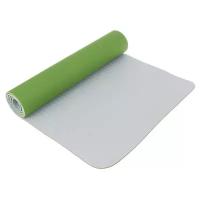 Коврик для йоги Sangh 183*61*0,6 см, двухцветный, зеленый