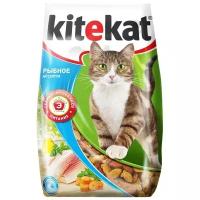 Сухой корм для кошек Kitekat с рыбным ассорти
