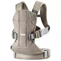 Рюкзак-переноска BabyBjorn Baby carriers One Air 3D Mesh, серо-бежевый