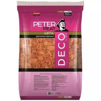 Щепа декоративная PETER PEAT Deco Line коричневая, 60 л, 25 кг