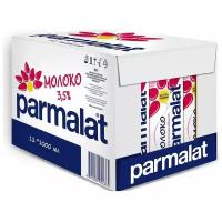 Молоко Parmalat Natura Premium ультрапастеризованное 3.5%, 12 шт. по 1 л, 12 шт. по 1 кг