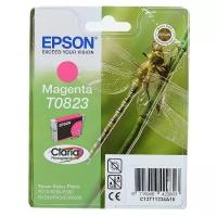 Картридж Epson C13T11234A10, 435 стр, пурпурный