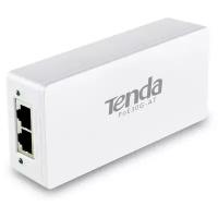 PoE инжектор Tenda PoE30G-AT, совместимость с IEEE802.3at; 2 порта GE RJ45; 1000M PoE расширение. (48В/30Вт)