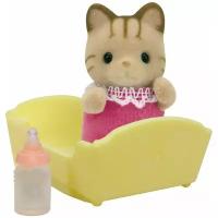 Игровой набор Sylvanian Families Малыш Полосатый котёнок 5186