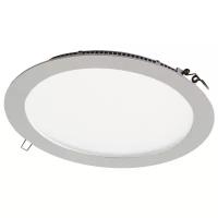 Светильник TDM ELECTRIC SQ0329-0103, LED, 24 Вт, цвет арматуры: серебристый, цвет плафона: белый