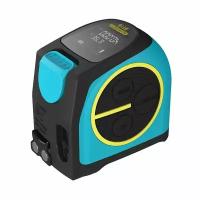 Лазерный дальномер Mileseey Laser Ranging Tape Measure (DT10), 40 м, голубой/черный