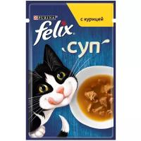 Felix Паучи Суп для кошек с курицей Soup Chicken 123786681247912512522632 | Soup Chicken 0,048 кг 35038 (10 шт)