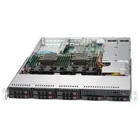 Сервер Supermicro SuperServer 1029P-WTR без процессора/без ОЗУ/без накопителей/количество отсеков 2.5