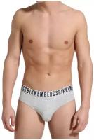 Трусы BIKKEMBERGS Essential - 2-Pack Men's Briefs, 2 шт., размер XL, серый