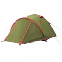 Палатка трекинговая двухместная Tramp LITE CAMP 2, зеленый