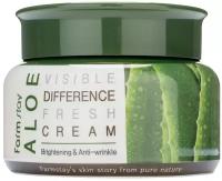 Увлажняющий крем для лица с алоэ FarmStay Visible Difference Fresh Cream Aloe