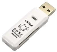 Карт-ридер 5bites USB 2.0 / SD / TF / USB Plug RE2-100WH