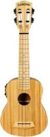 HH-2312E Bamboo Series Укулеле сопрано со звукоснимателем, с чехлом, цвет натуральный, Cascha