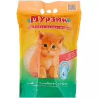 Наполнитель Мурзик силикагелевый (смесь силикагелей) для кошачьего туалета 2,7кг 4л