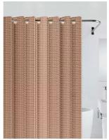 Шторка Bath Plus 3D 180x200cm Brown NFD-3D-brown