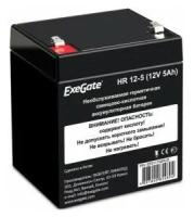 EXEGATE батареи EX285949RUS Аккумуляторная батарея HR 12-5 12V 5Ah 1221W, клеммы F1