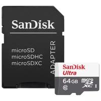 Карта памяти SanDisk Ultra microSDXC Class 10 UHS-I 80MB/s + SD adapter