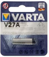 Батарейка алкалиновая Varta Professional, А27 (27A, MN27, V27A)-1BL, 12В, блистер, 1 шт