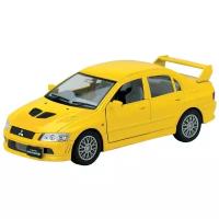 Машинка Kinsmart Mitsubishi Lancer Evolution VII (KT5052W) 1:36, желтый