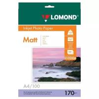 Бумага Lomond A4 Photo Paper 0102006 170 г/м², 100 л, белый