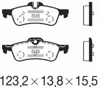 Колодки тормозные задние Sangsin Brake SP2244