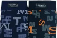 Трусы Tonmas, размер 3XL(52-54), черный, синий