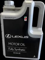 Масло моторное синтетическое 5W-40 Lexus, 4 л