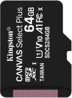 Флеш карта microSDHC 64GB microSDXC Class10 Kingston Class10 UHS-I Canvas Select up to 100MB/s