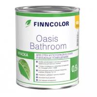 Краска для влажных помещений Oasis Bathroom (Оазис Басрум) FINNCOLOR 0,9л белый (база А)