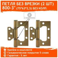 Петли дверные 2 шт. Нора-М 800-3