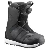 Детские сноубордические ботинки Salomon Launch Boa JR, р. 5 / 23, black/black/black