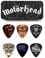 MHPT03 Motorhead Album Art Медиаторы 6шт, толщина 0,73мм, в коробочке, Dunlop