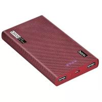 Портативный аккумулятор Hoco B36 Wooden 13000 mAh, red cell