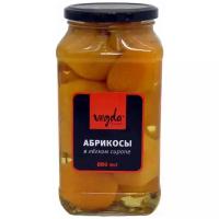 Абрикосы Vegda в сиропе, стекло, 880 г, 880 мл