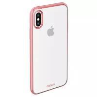 Чехол Deppa Gel Plus Case (матовый) для Apple iPhone X/Xs, розовое золото
